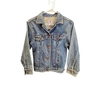 1. Vintage 1980 Brite n Sassy Denim Jacket